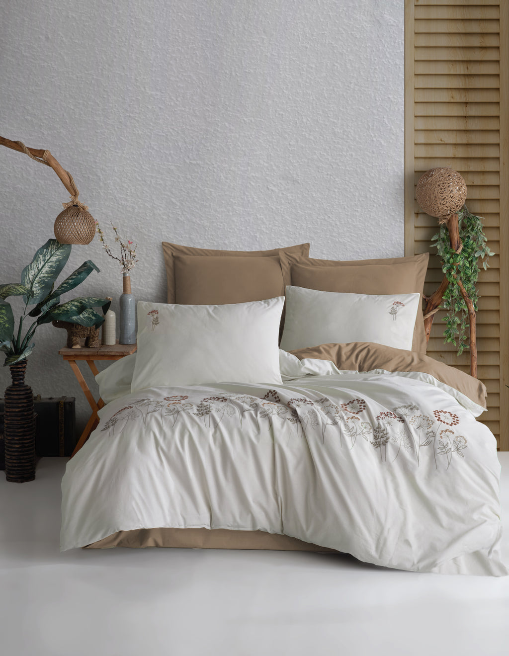 BOTANIC Duvet Cover Set / MUSTARD