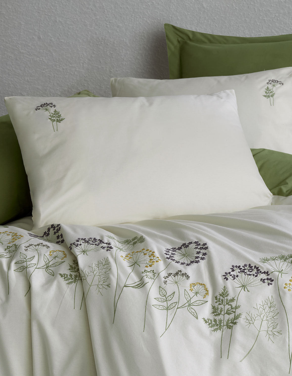 BOTANIC Duvet Cover Set / GREEN
