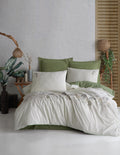 BOTANIC Duvet Cover Set / GREEN