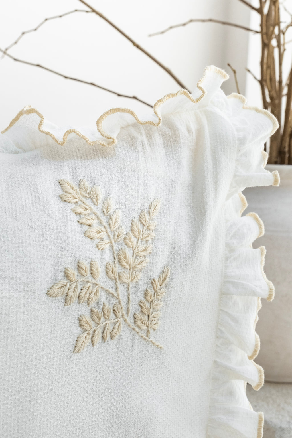 NOVA Jacquard Duvet Cover Set / STONE