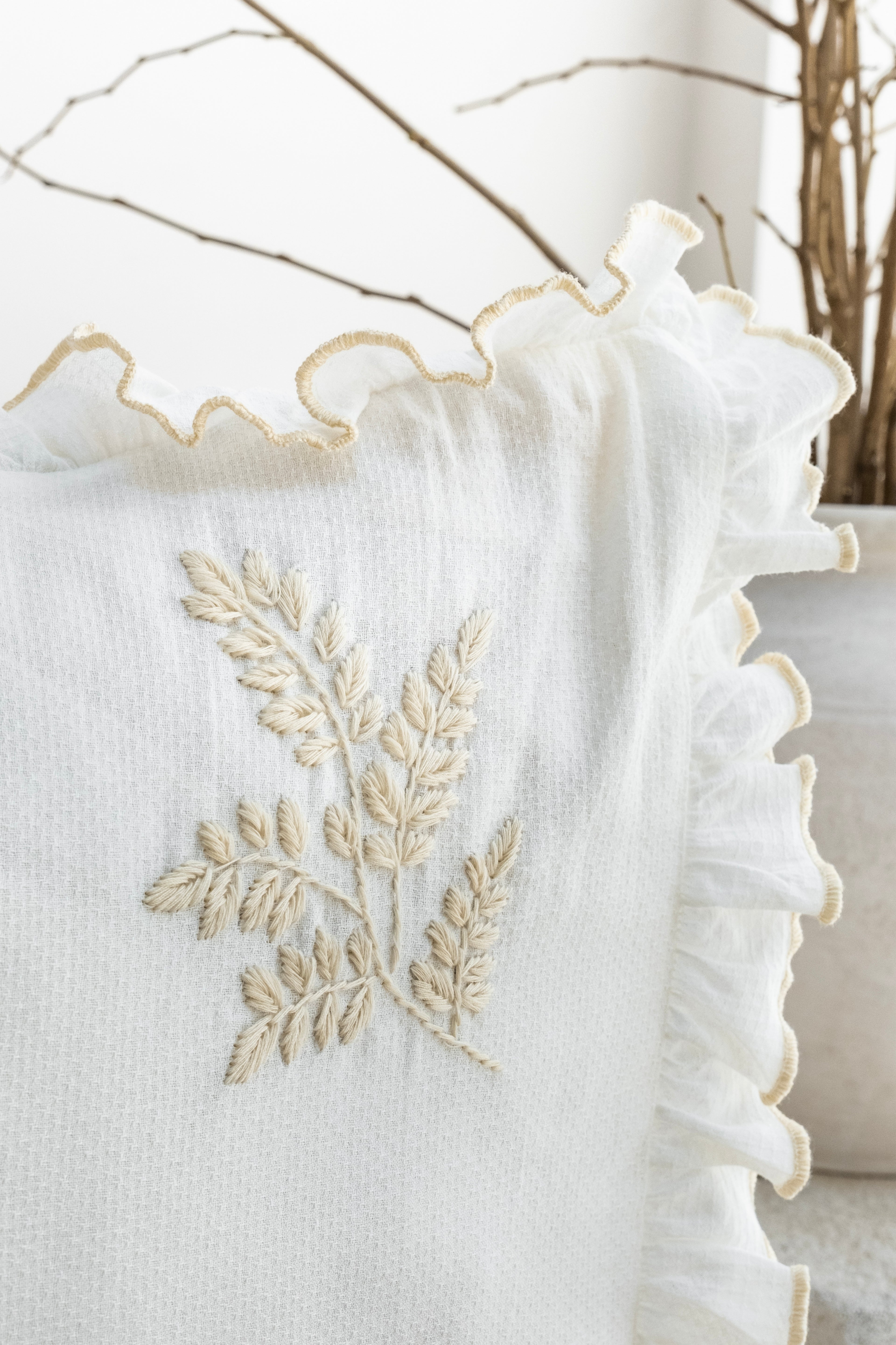 NOVA Jacquard Duvet Cover Set / STONE